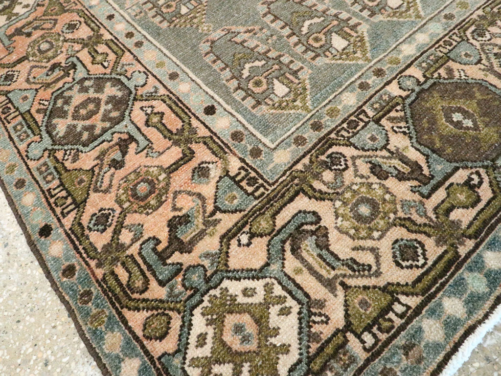 Vintage Persian Malayer Throw Rug, No.28638 - Gss