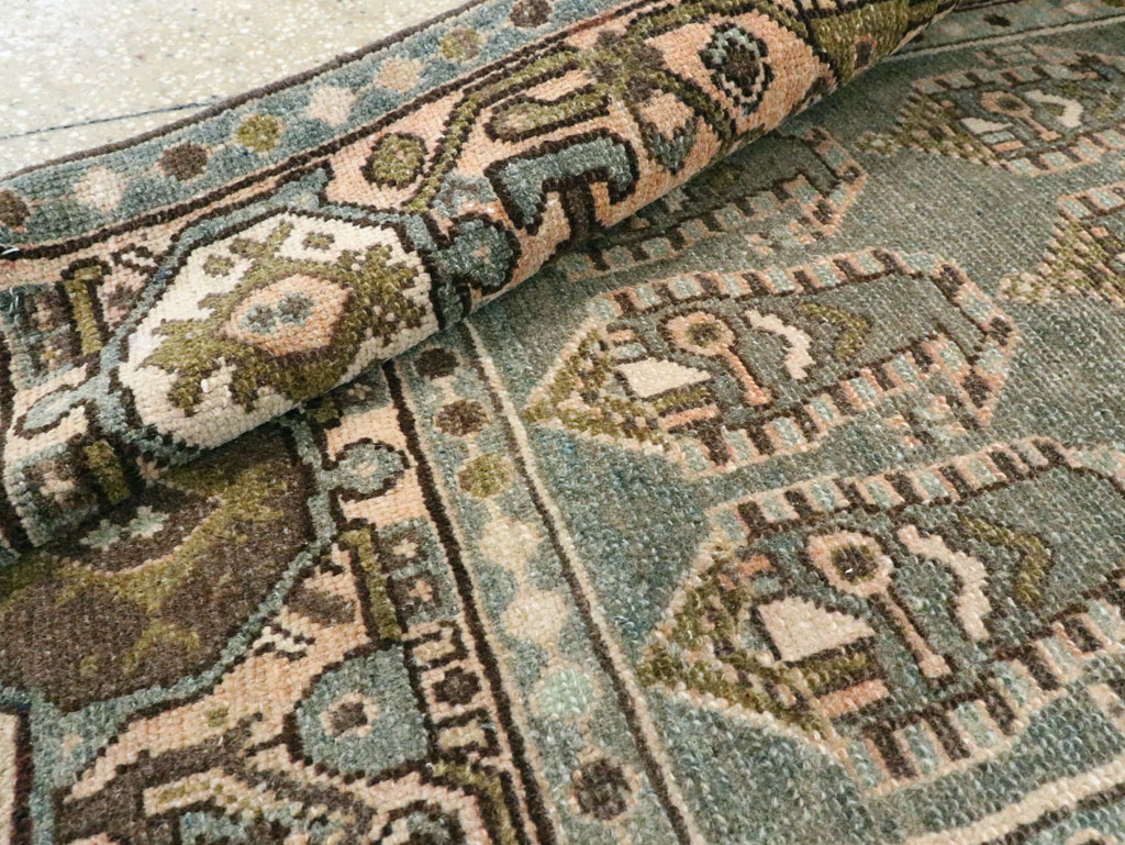 Vintage Persian Malayer Throw Rug, No.28638 - Gss