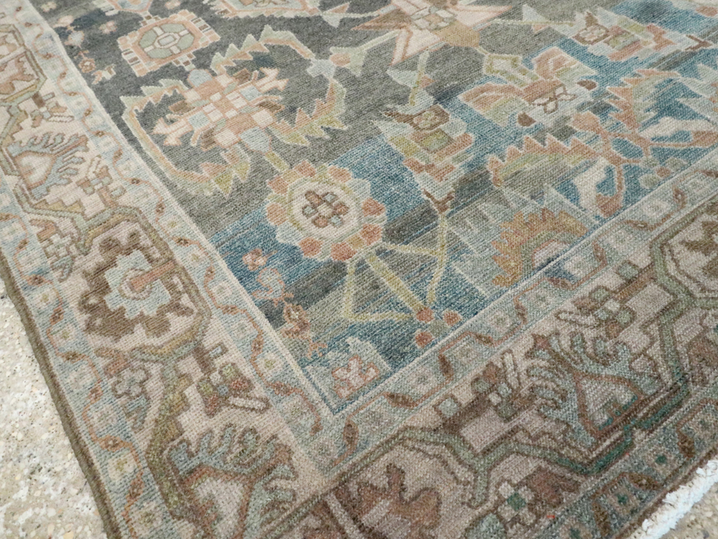 Vintage Persian Malayer Accent Rug, No.28642 - Gss