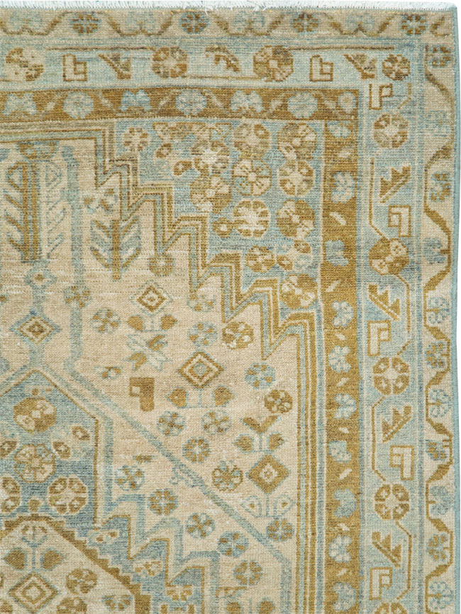 Vintage Persian Malayer Accent Rug, No.28645 - Gss