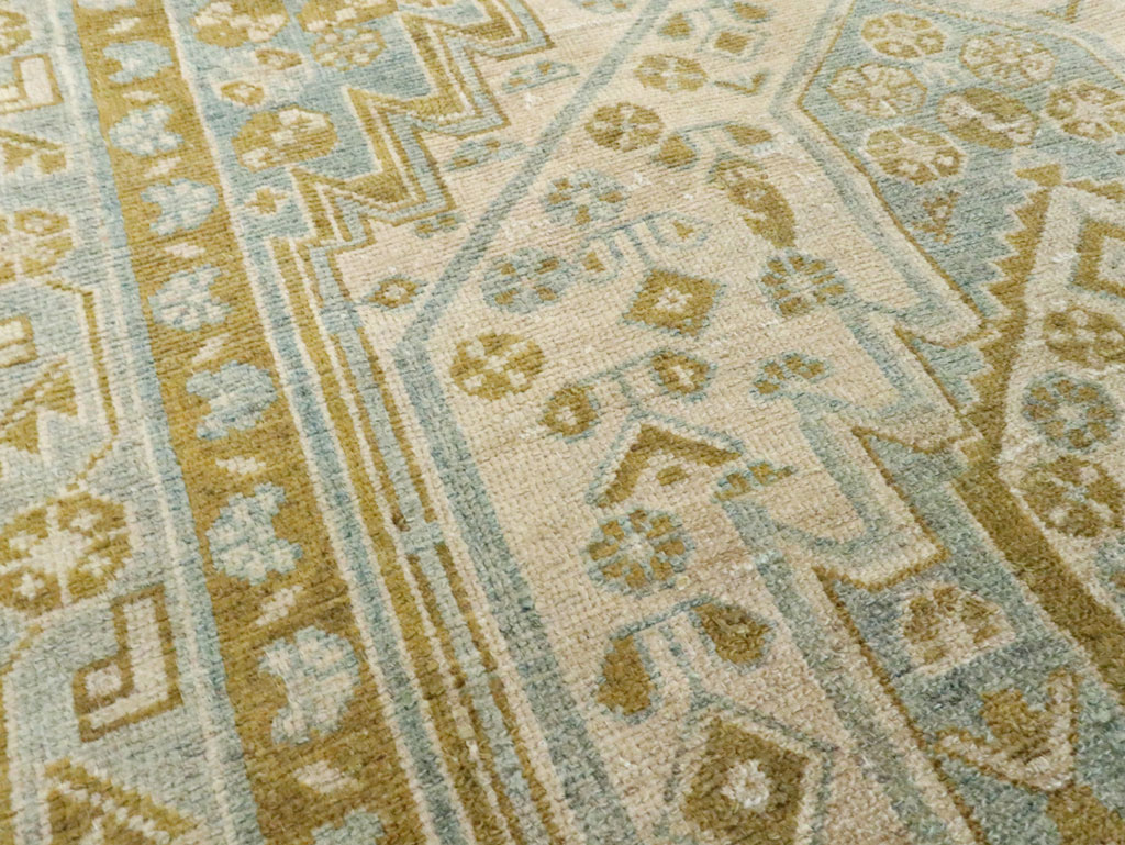 Vintage Persian Malayer Accent Rug, No.28645 - Gss