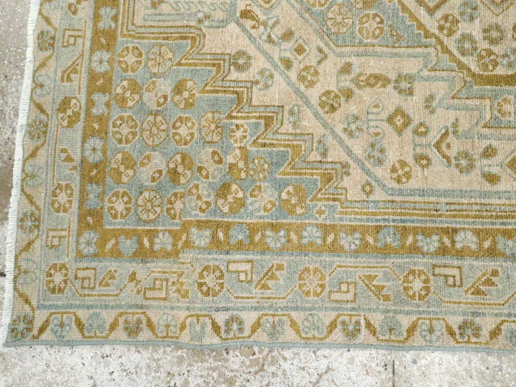 Vintage Persian Malayer Accent Rug, No.28645 - Gss