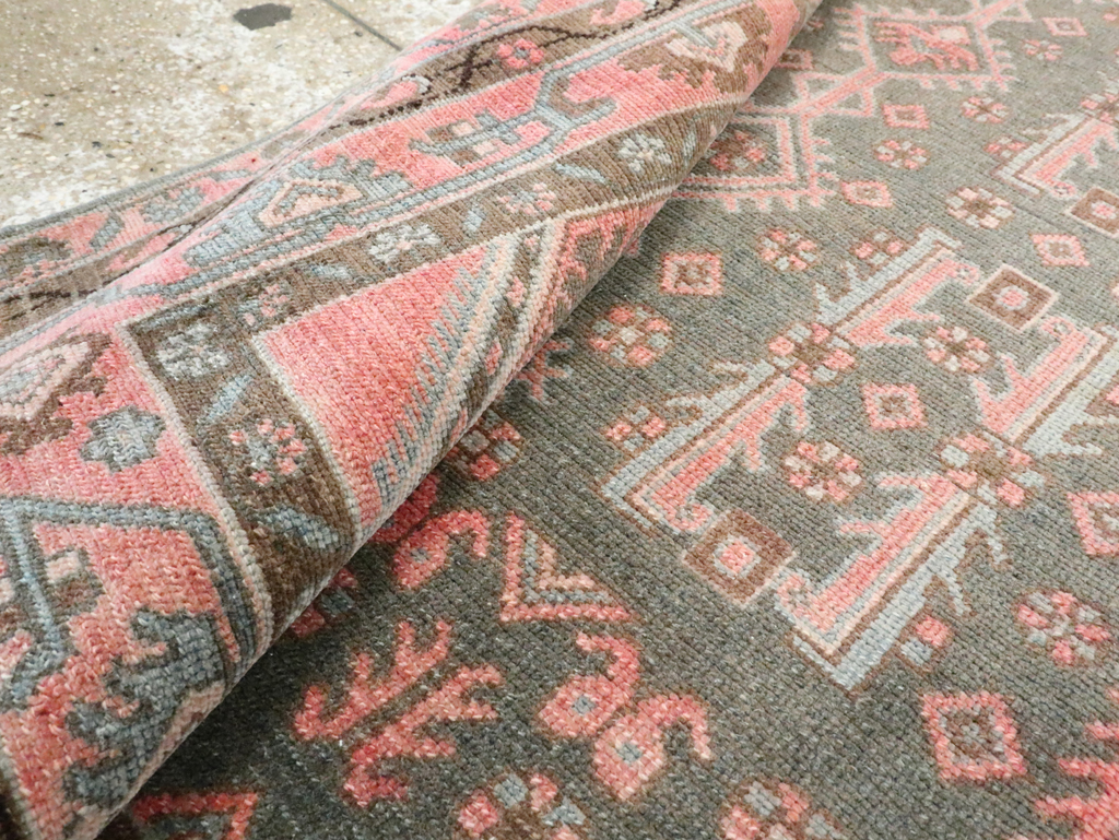 Vintage Persian Malayer Throw Rug, No.28646 - Gss