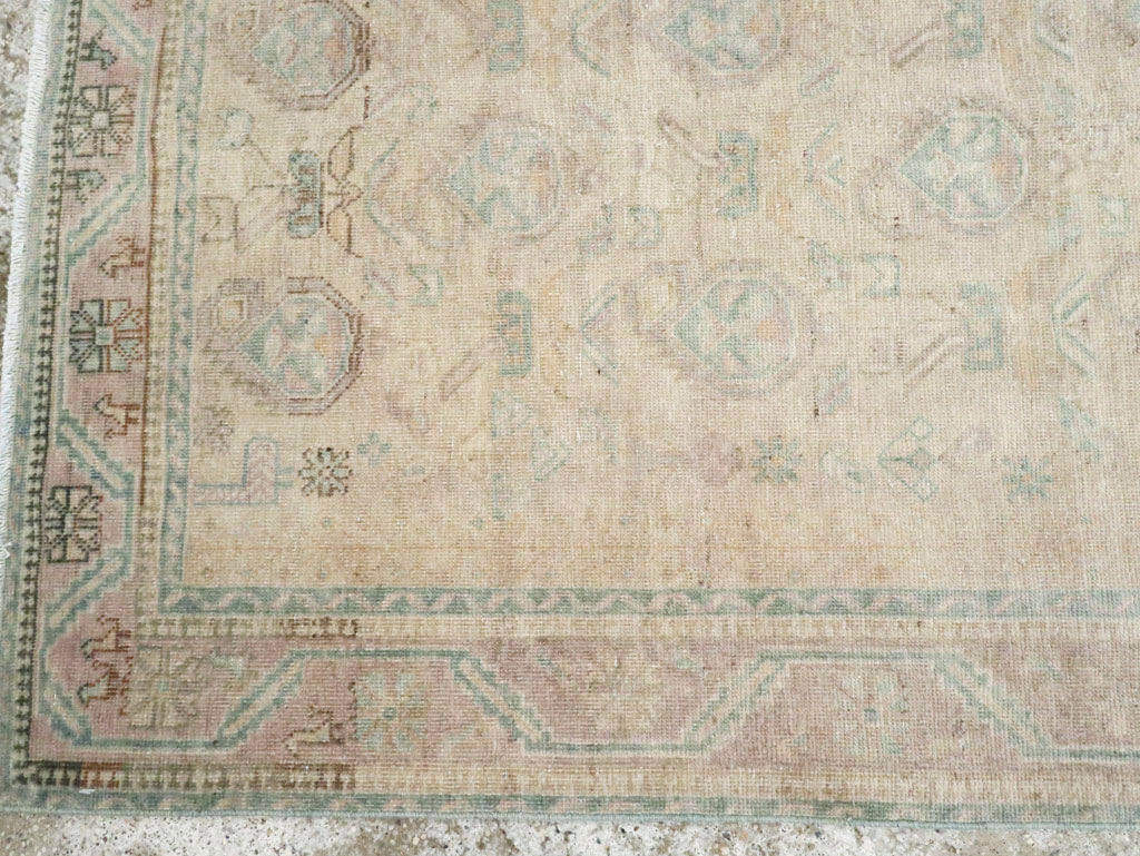 Vintage Persian Afshar Accent Rug, No.28647 - Gss