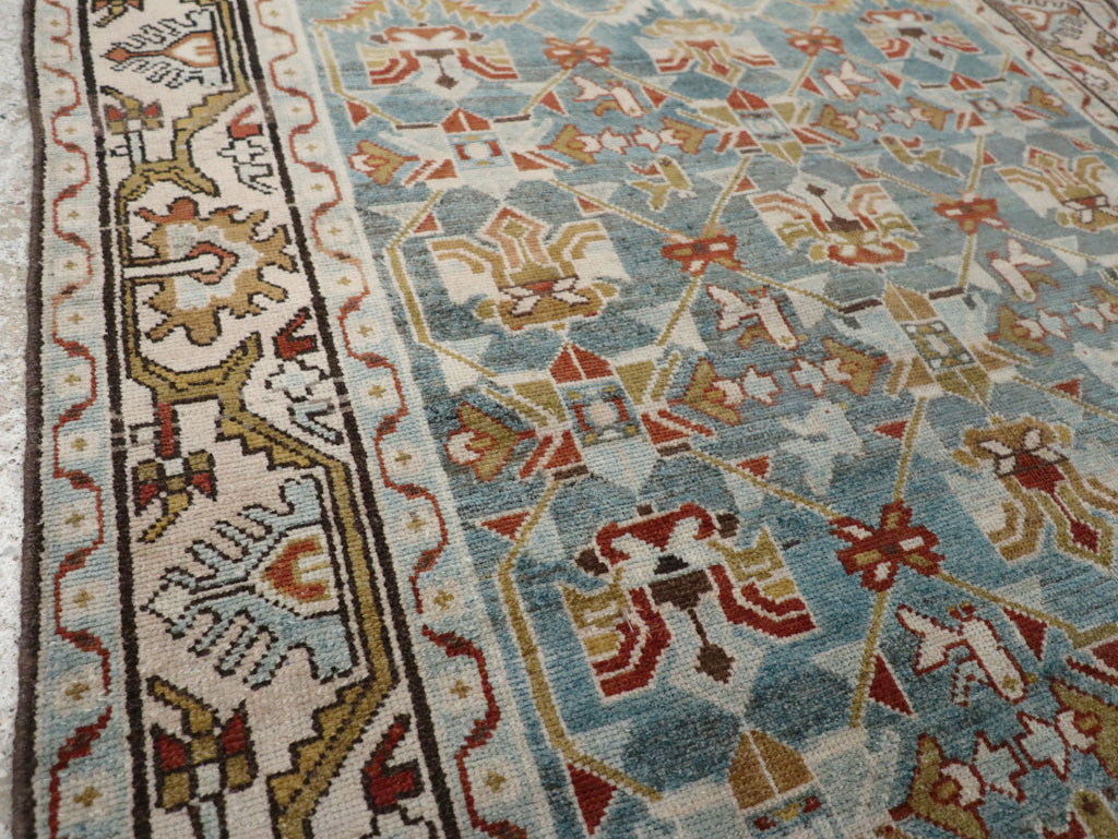 Vintage Persian Malayer Accent Rug, No.28648 - Gss