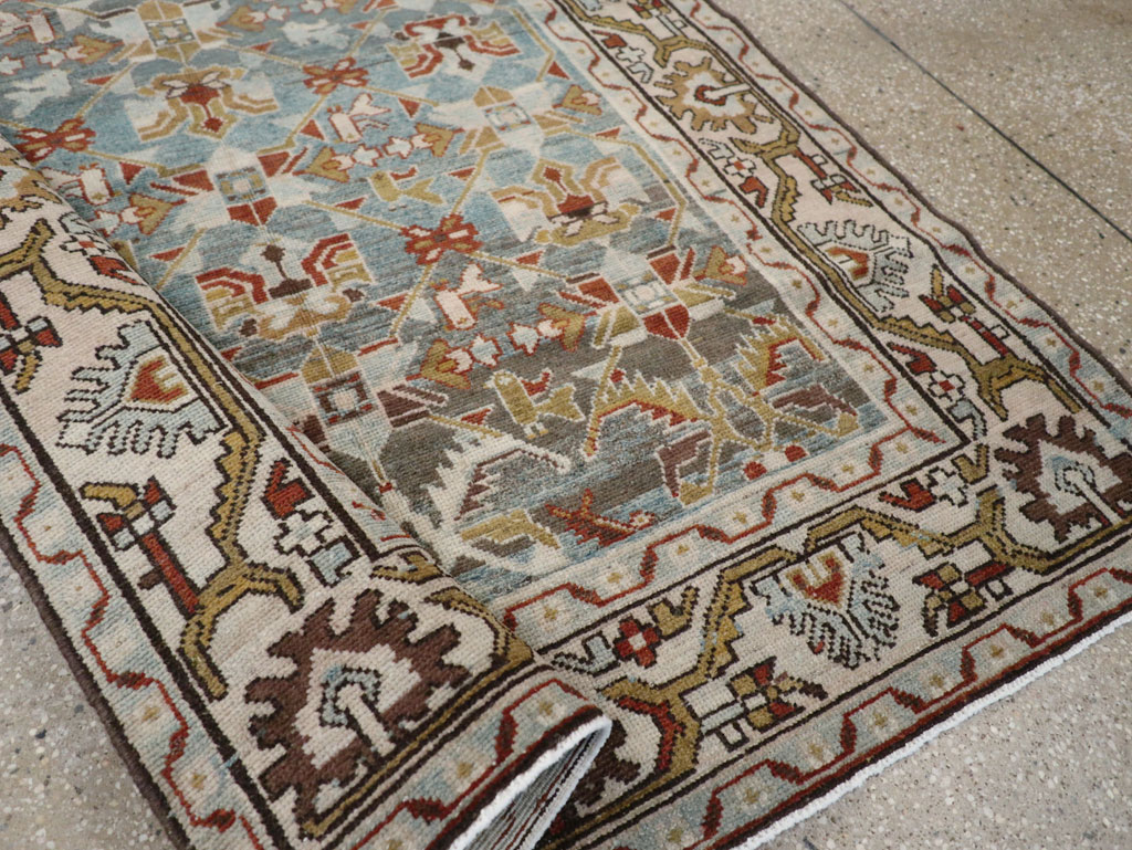 Vintage Persian Malayer Accent Rug, No.28648 - Gss
