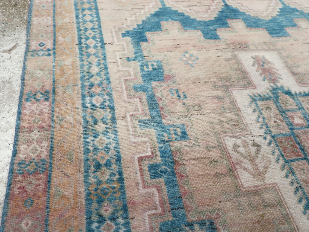 Vintage Persian Afshar Tribal Accent Rug, No.28649 - Gss