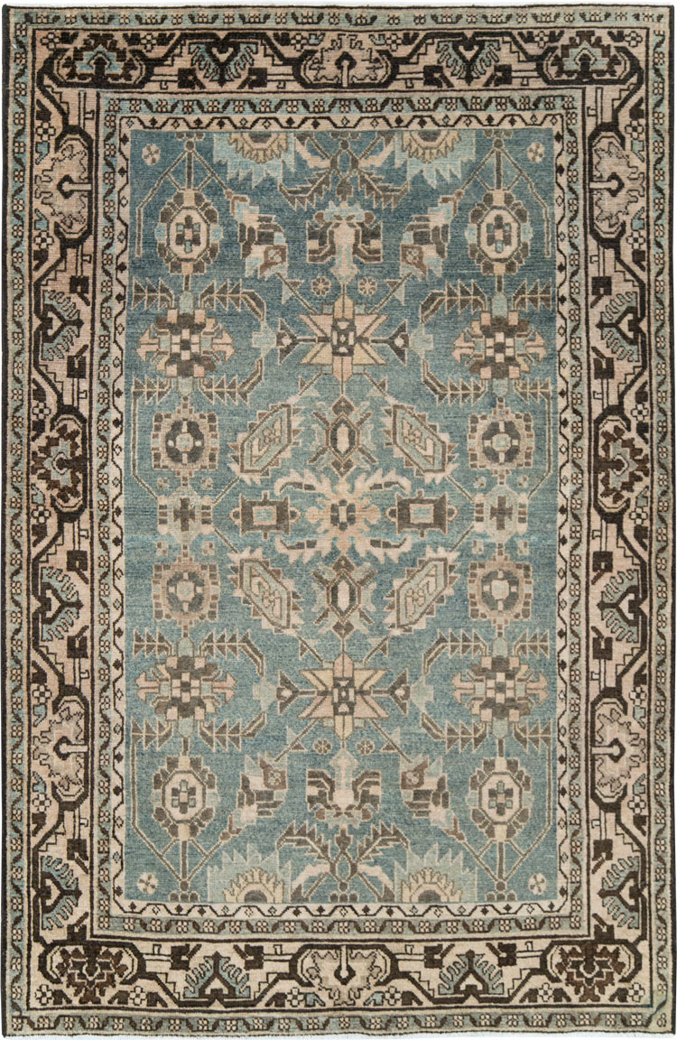 Vintage Persian Malayer Accent Rug, No.28650 - Gss