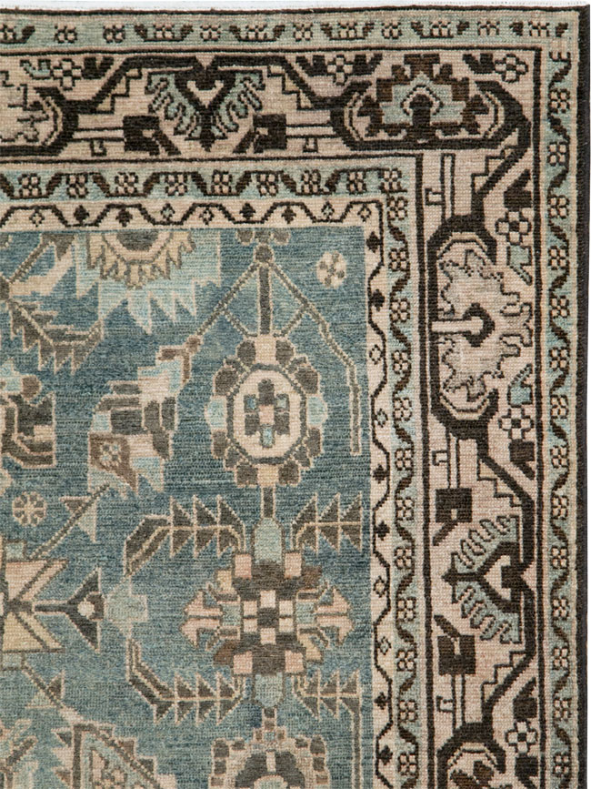 Vintage Persian Malayer Accent Rug, No.28650 - Gss