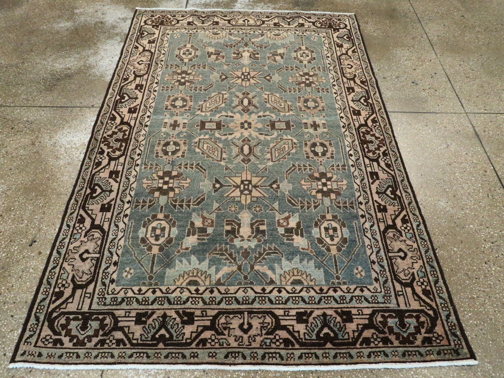 Vintage Persian Malayer Accent Rug, No.28650 - Gss