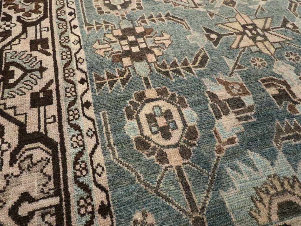 Vintage Persian Malayer Accent Rug, No.28650 - Gss