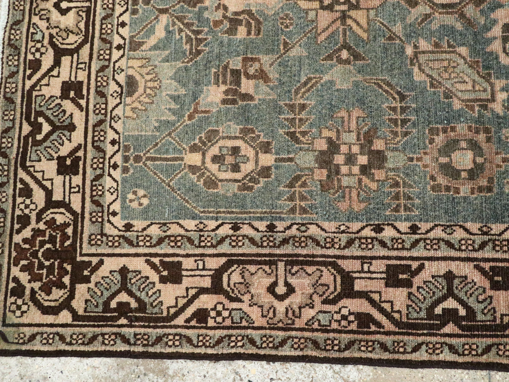 Vintage Persian Malayer Accent Rug, No.28650 - Gss