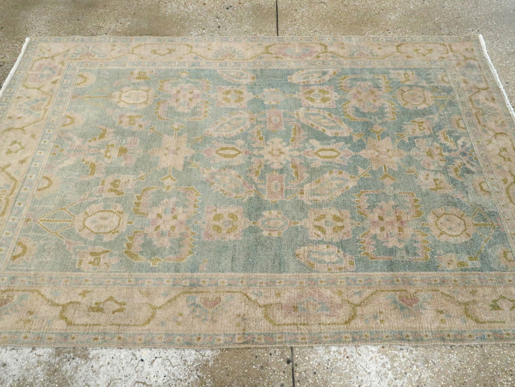 Vintage Persian Malayer Accent Rug, No.28651 - Gss