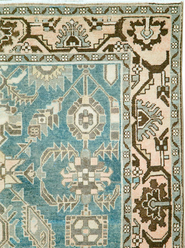 Vintage Persian Malayer Accent Rug, No.28652 - Gss