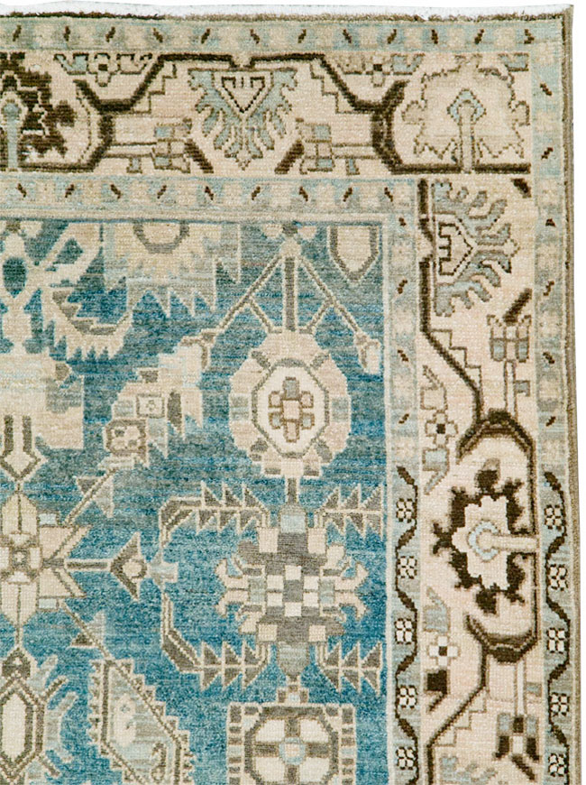 Vintage Persian Malayer Accent Rug, No.28652 - Gss