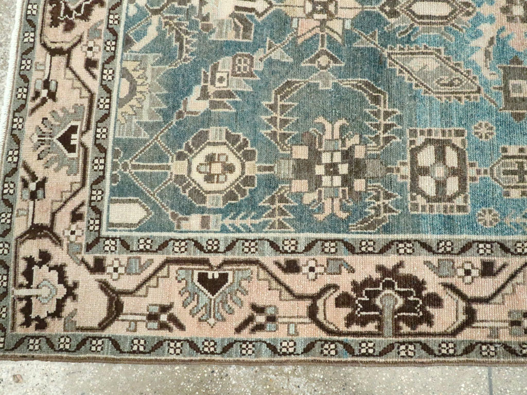 Vintage Persian Malayer Accent Rug, No.28652 - Gss
