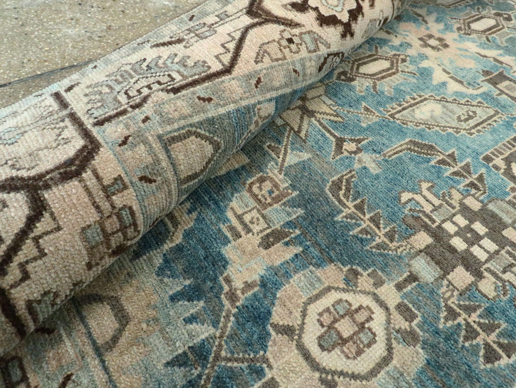 Vintage Persian Malayer Accent Rug, No.28652 - Gss