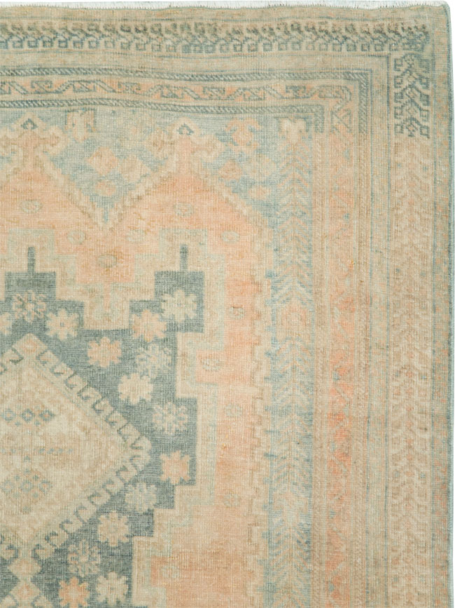 Vintage Persian Afshar Throw Rug, No.28654 - Gss