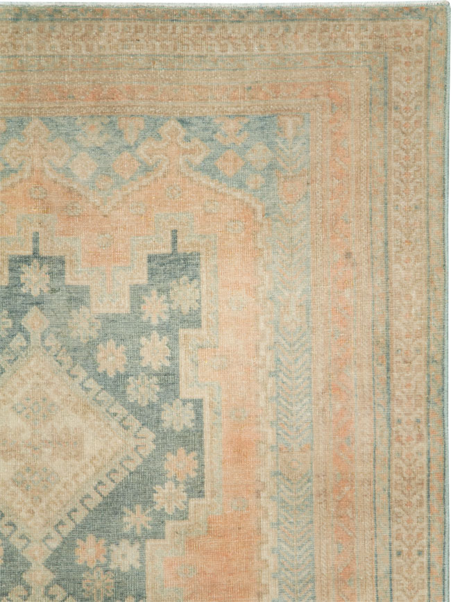Vintage Persian Afshar Throw Rug, No.28654 - Gss