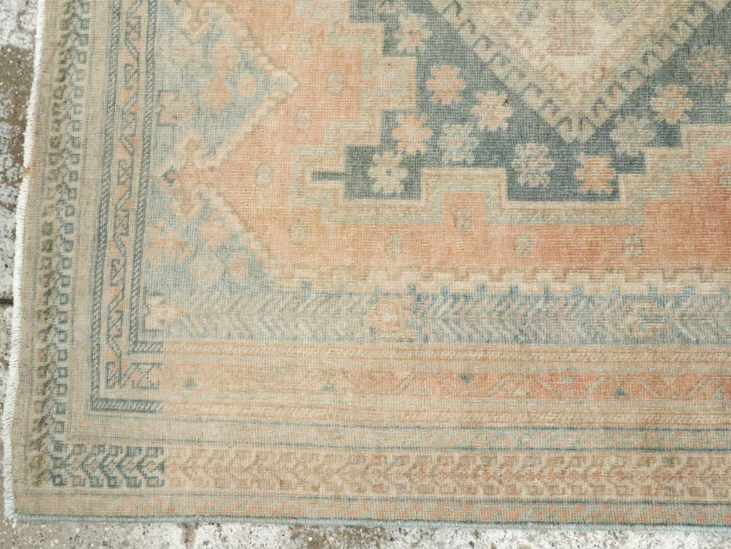 Vintage Persian Afshar Throw Rug, No.28654 - Gss