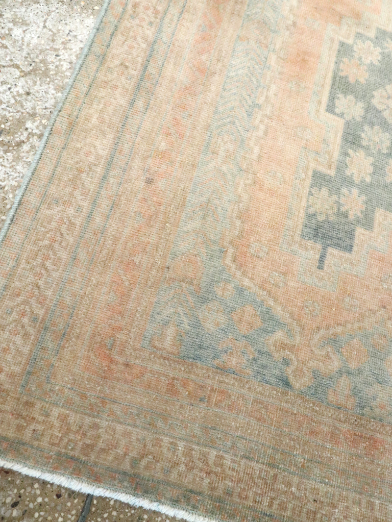 Vintage Persian Afshar Throw Rug, No.28654 - Gss