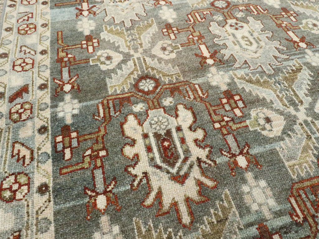 Vintage Persian Malayer Accent Rug, No.28656 - Gss
