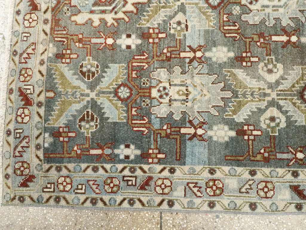 Vintage Persian Malayer Accent Rug, No.28656 - Gss