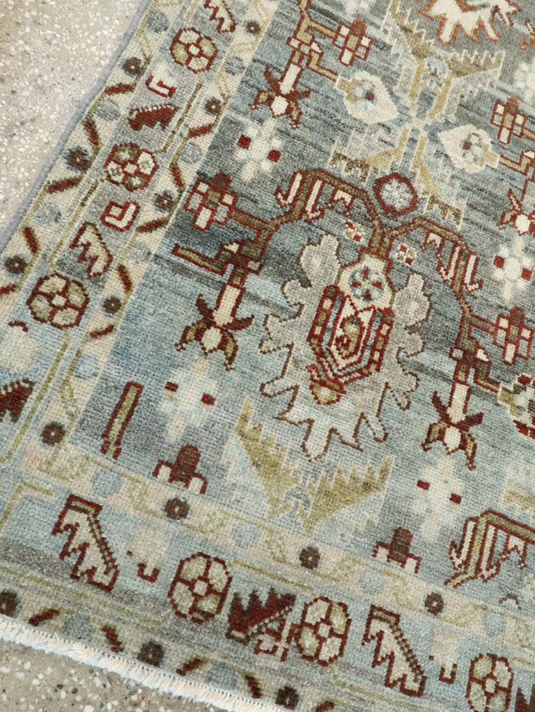 Vintage Persian Malayer Accent Rug, No.28656 - Gss
