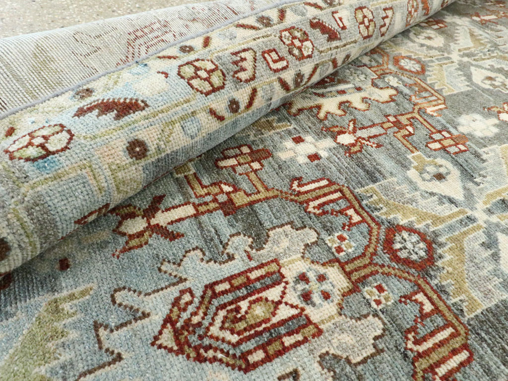 Vintage Persian Malayer Accent Rug, No.28656 - Gss