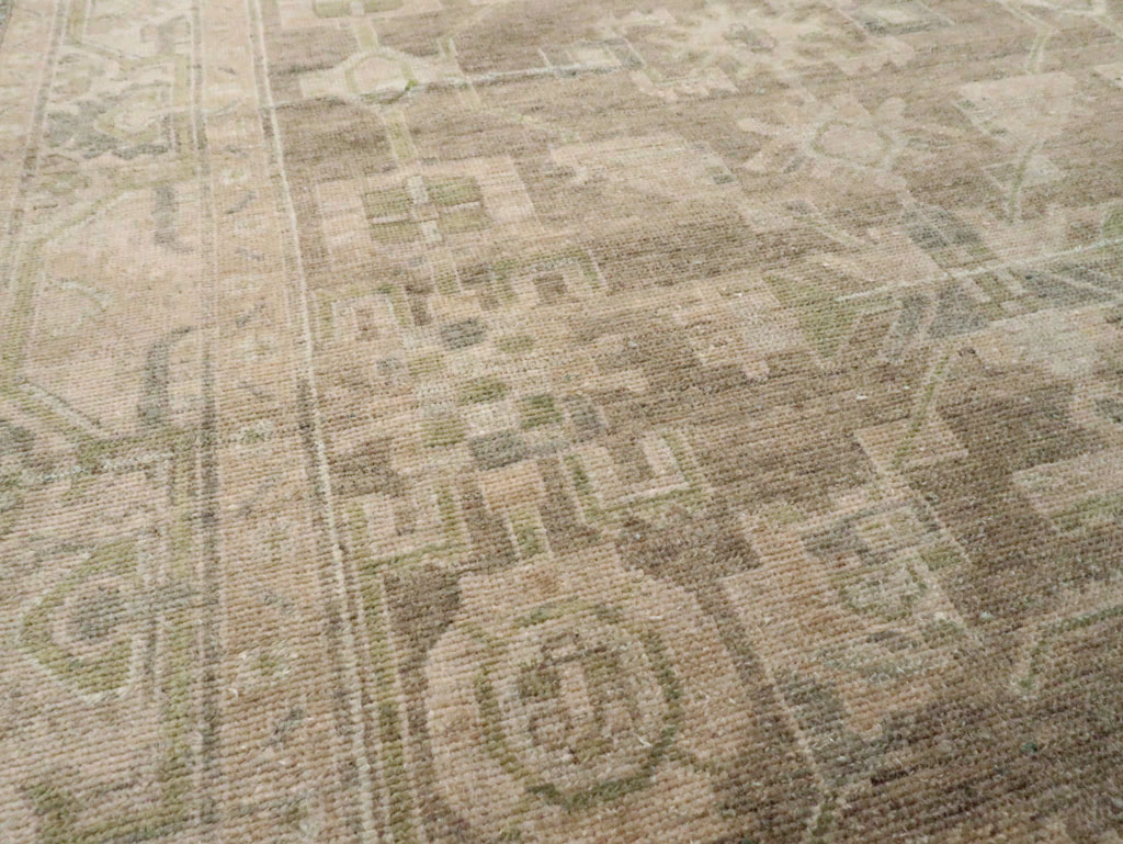 Vintage Persian Malayer Accent Rug, No.28657 - Gss