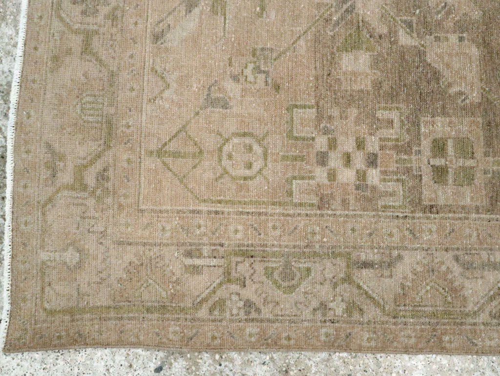 Vintage Persian Malayer Accent Rug, No.28657 - Gss