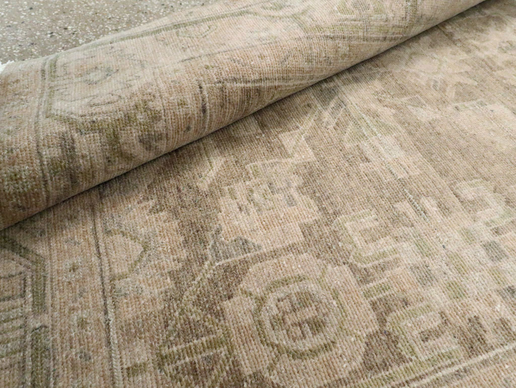 Vintage Persian Malayer Accent Rug, No.28657 - Gss