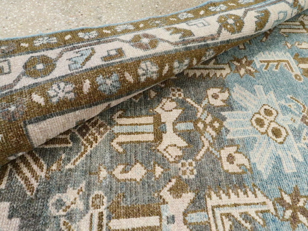 Vintage Persian Malayer Accent Rug, No.28659 - Gss