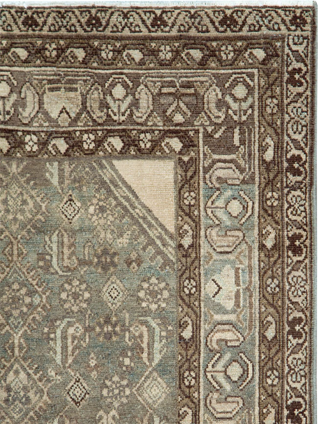 Vintage Persian Malayer Throw Rug, No.28661 - Gss