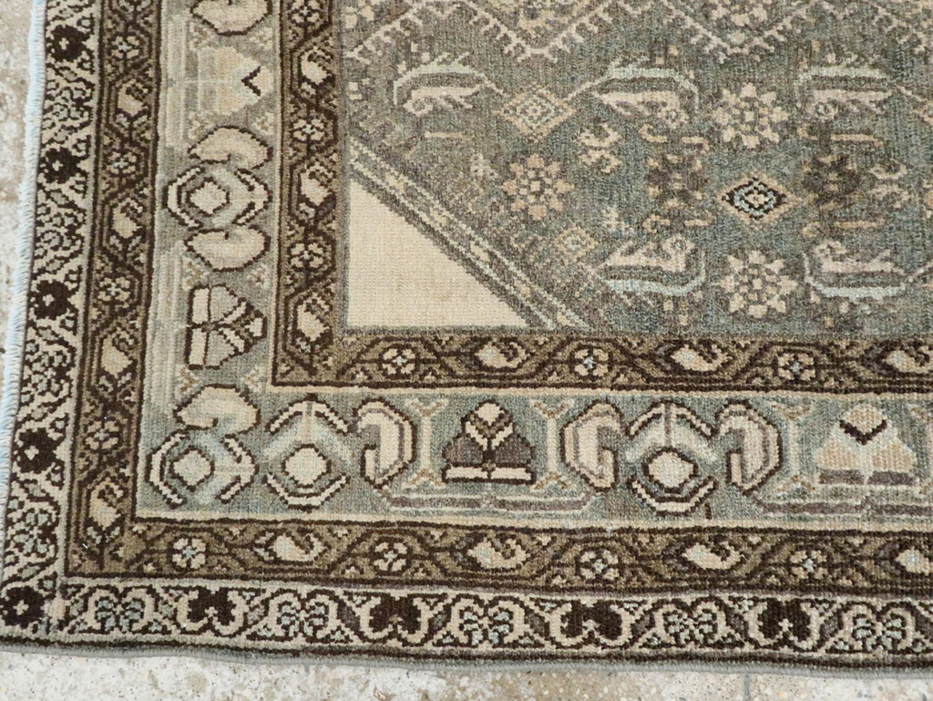 Vintage Persian Malayer Throw Rug, No.28661 - Gss