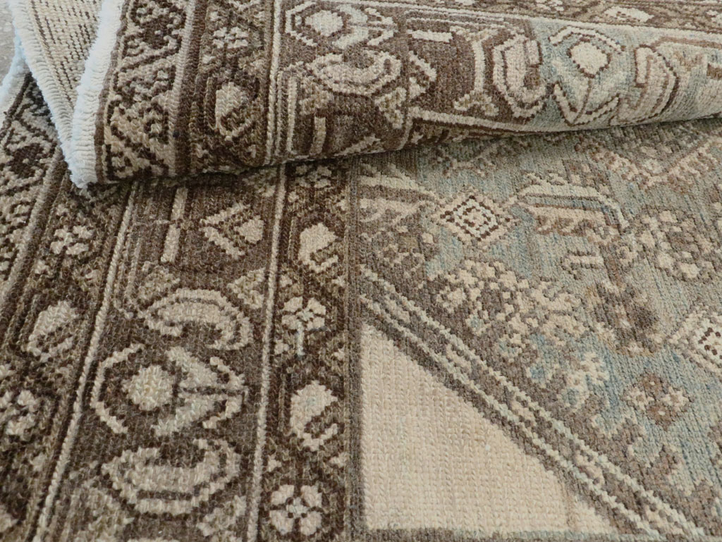 Vintage Persian Malayer Throw Rug, No.28661 - Gss