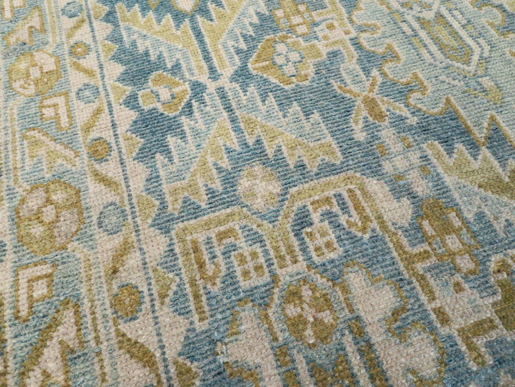 Vintage Persian Malayer Throw Rug, No.28662 - Gss