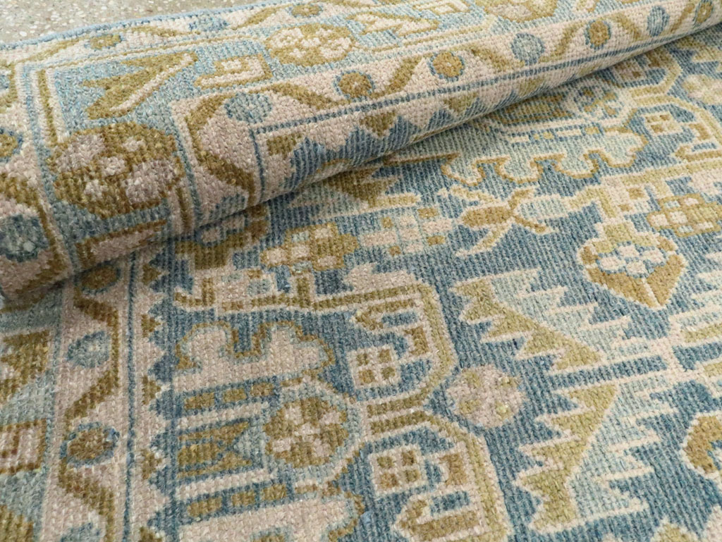 Vintage Persian Malayer Throw Rug, No.28662 - Gss