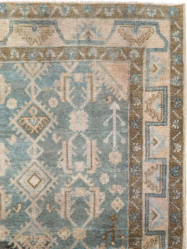 Vintage Persian Malayer Throw Rug, No.28665 - Gss