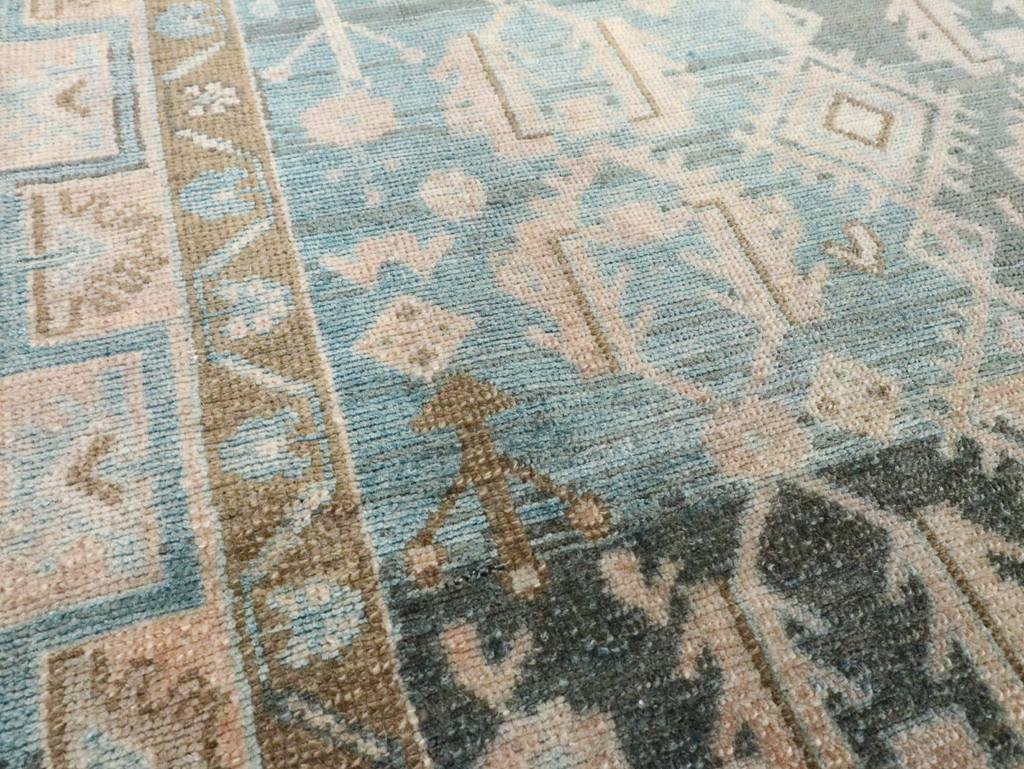 Vintage Persian Malayer Throw Rug, No.28665 - Gss