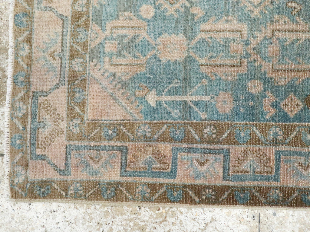 Vintage Persian Malayer Throw Rug, No.28665 - Gss