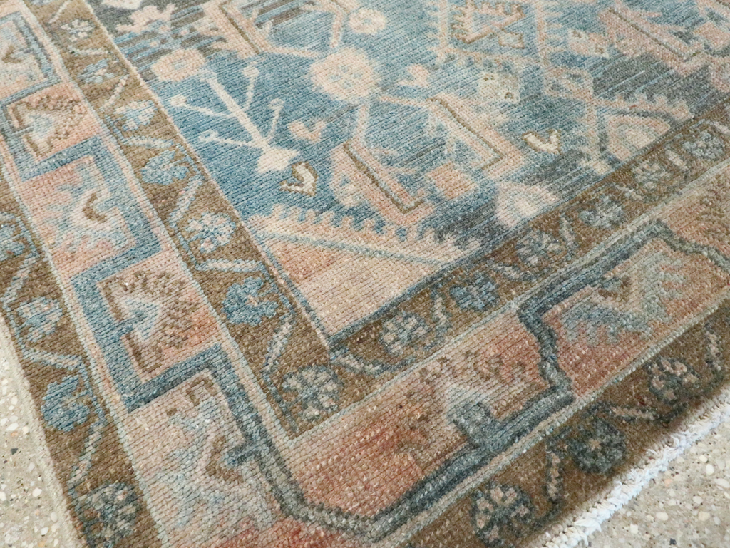 Vintage Persian Malayer Throw Rug, No.28665 - Gss