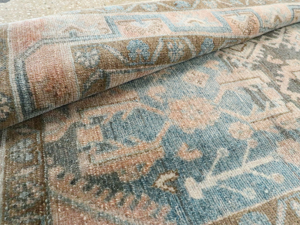 Vintage Persian Malayer Throw Rug, No.28665 - Gss