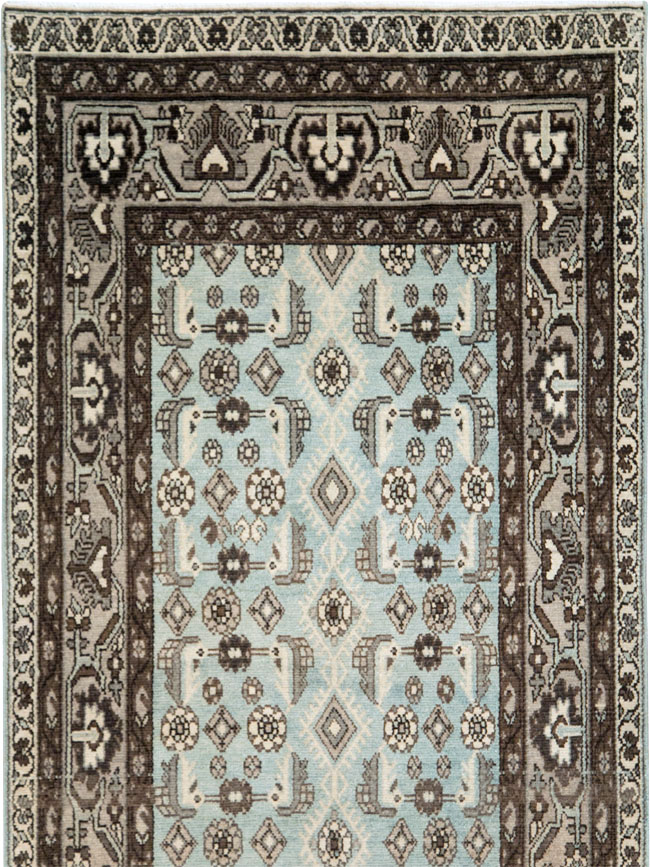 Vintage Persian Malayer Long Runner (Pair: 1 of 2), No.28669 - Gss