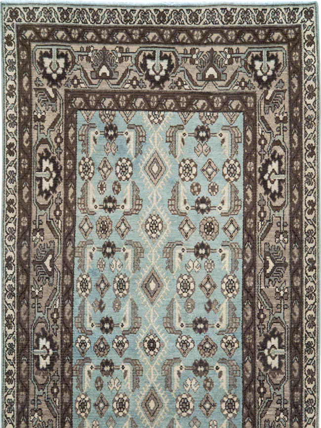 Vintage Persian Malayer Long Runner (Pair: 1 of 2), No.28669 - Gss