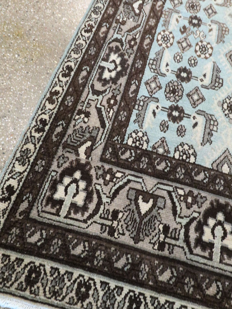 Vintage Persian Malayer Long Runner (Pair: 1 of 2), No.28669 - Gss