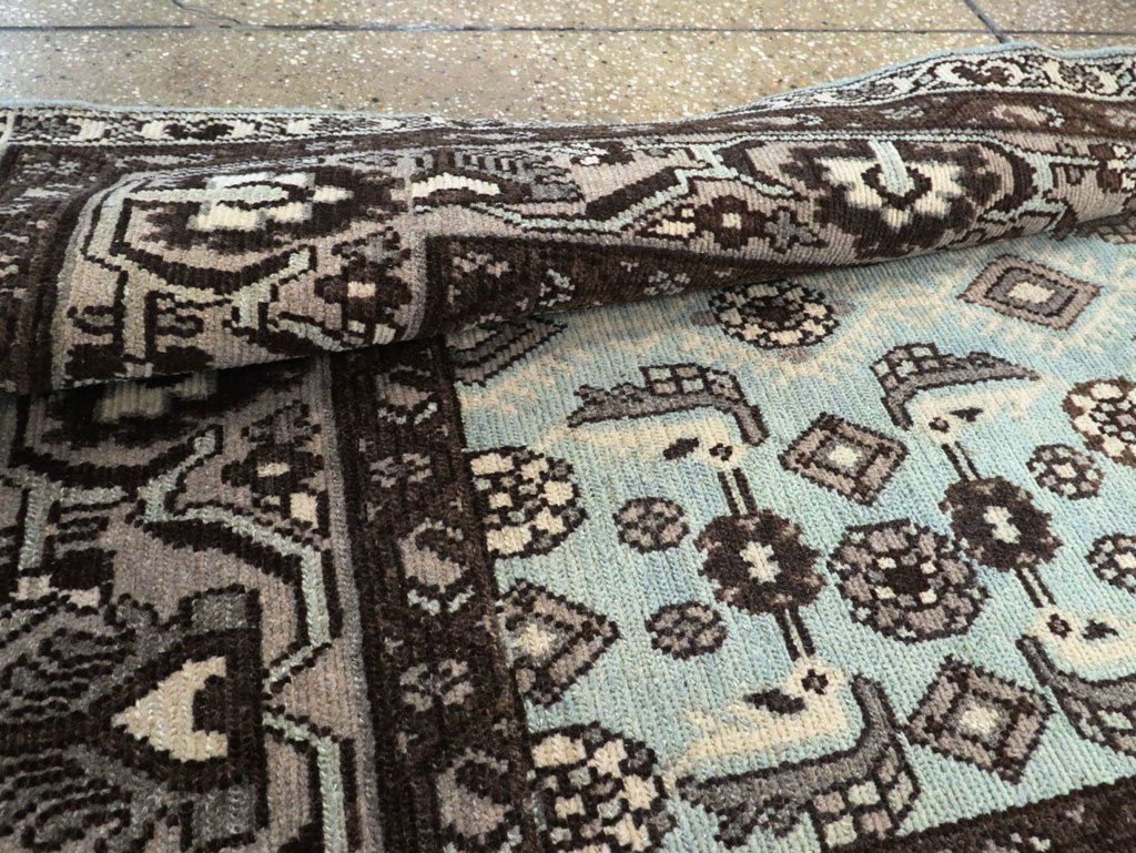 Vintage Persian Malayer Long Runner (Pair: 1 of 2), No.28669 - Gss