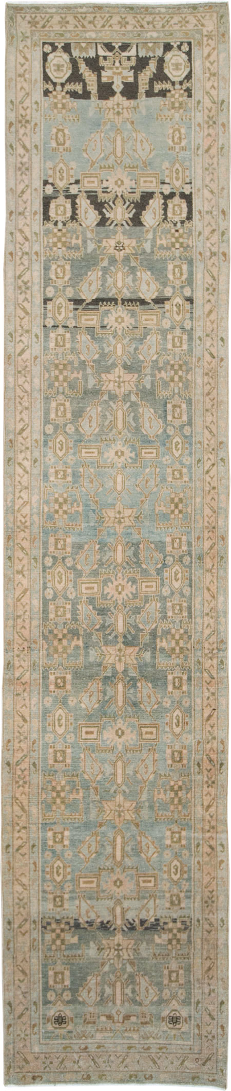 Vintage Persian Malayer Long Runner, No.28670 - Gss
