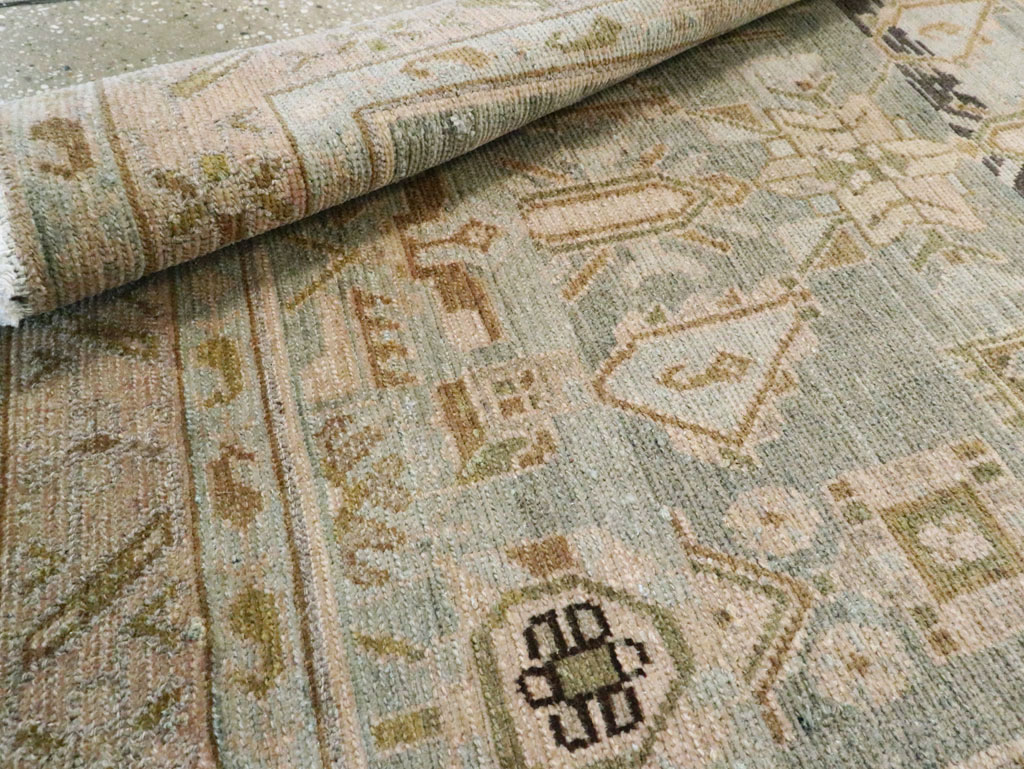 Vintage Persian Malayer Long Runner, No.28670 - Gss