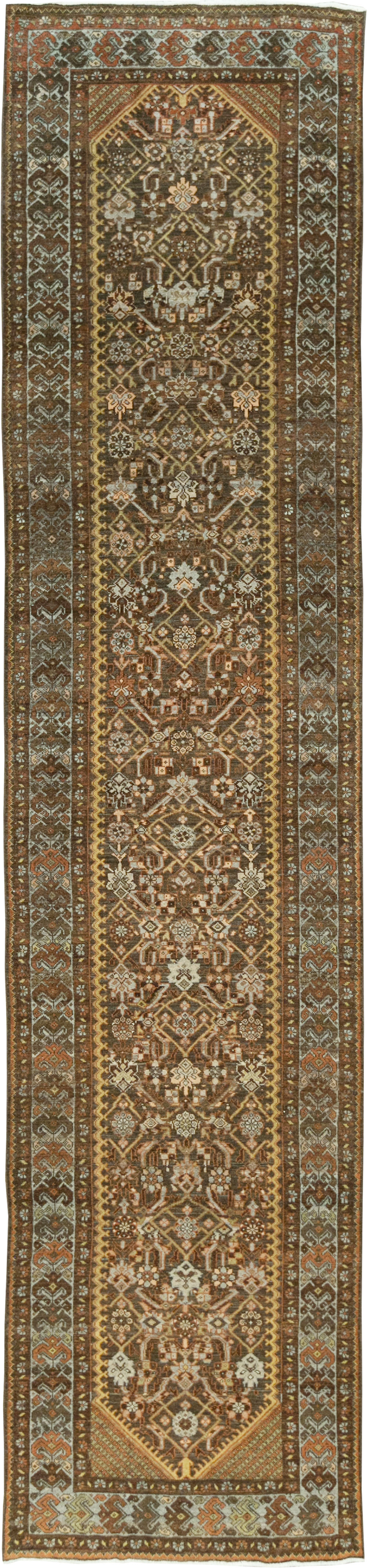 Antique Persian Malayer Runner, No.28671 - Gss